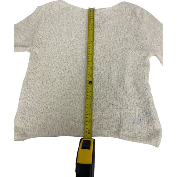 Massimo Dutti Womens Sweater Size XS Ecru Pullover Lightweight 5749/555 NWOT - Picture 10 of 11